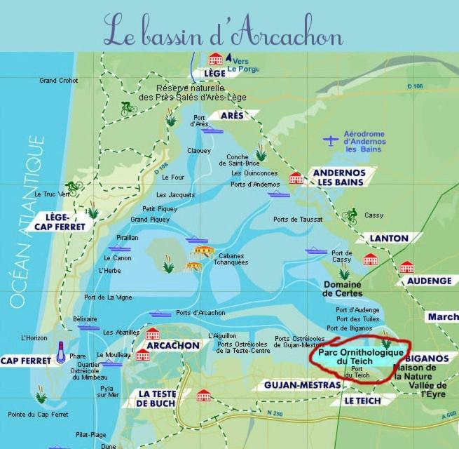 Apartmán Lou Cachotte Le Teich Exteriér fotografie